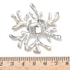 304 Stainless Steel Cuff Rings RJEW-D338-05A-GP-3
