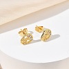 Halloween Brass & Crystal Rhinestone Stud Earrings for Women EJEW-G464-04G-04-2
