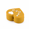 Mother's Day Father's Day Food Grade Eco-Friendly Silicone Focal Beads SIL-N002-10C-3