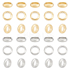 60Pcs 2 Colors 201 Stainless Steel Spacer Beads STAS-UN0055-07-1