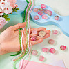 DIY Rose Flower Glass & Acrylic Beads Jewelry Making Finding Kit DIY-TA0010-10-5