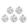 Non-Tarnish 304 Stainless Steel Pendants STAS-A066-06P-3