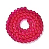 Baking Paint Transparent Glass Bead Strands X-GLAA-S031-10mm-39-5