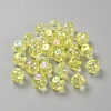 Plating Acrylic Beads OACR-WH20006-01F-1