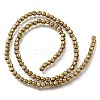 Electroplated Synthetic Non-magnetic Hematite Beads Strands G-C154-A01-01A-2
