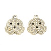 Alloy Rhinestone Pendants FIND-C087-01C-G-1