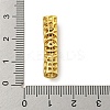 Brass Micro Pave Black Cubic Zirconia Beads KK-G493-12G-02-3