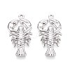 304 Stainless Steel Lobster Pendants STAS-T067-25P-1