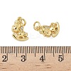 Brass Micro Pave Cubic Zirconia Pendants KK-P325-12G-3