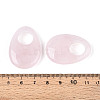 Natural Rose Quartz Large Hole Pendants G-N348-06B-02-3