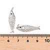 Brass Micro Pave Cubic Zirconia Pendants KK-B167-12P-3