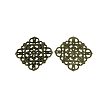 Tibetan Style Filigree Joiners TIBEP-A2690-AB-FF-1
