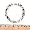 304 Stainless Steel Link Chain Bracelets for Women Men BJEW-R018-17P-5