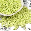 Baking Paint Glass Twist Bugle Beads SEED-C004-02E-1