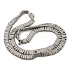 Electroplated Non-magnetic Synthetic Hematite Beads Strands G-C106-B01-11A-2