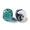 Two-tone Opaque Acrylic Beads AC-CBAA26B-17-2