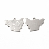 Non-Tarnish 304 Stainless Steel Pendants STAS-F290-19P-1