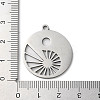 Non-Tarnish 201 Stainless Steel Pendants STAS-D041-07P-3