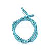 Synthetic Turquoise Beads Strands TURQ-G110-4x2mm-09-2