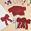 14Pcs Polyester Iron on/Sew On Patches PATC-FG0003-06B-4