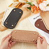 5Pcs 5 Colors Oval PU Leather Knitting Crochet Bags Nail Bottom Shaper Pad PURS-PH0001-21-3