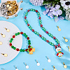 100Pcs 2 Color Tibetan Style Alloy Glue On Flat Pad Pendant Bails TIBE-SP0001-18-3