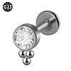 G23 Titanium Threadless Labrets WG33C7B-31-1