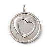 Non-Tarnish 304 Stainless Steel Pendants STAS-C086-06E-P-1