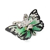Butterfly Transparent Resin Brooch JEWB-M047-01B-2