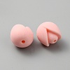Flower Food Grade Eco-Friendly Silicone Beads LS-SIL-WH0013-47A-2