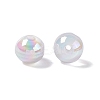 Opaque Acrylic Beads OACR-E004-17-2