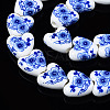 Handmade Porcelain Ceramic Beads Strands PORC-S502-042C-3