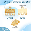 120Pcs Alloy Chandelier Components Links FIND-GO0003-32B-2