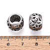 304 Stainless Steel Large Hole Beads STAS-T072-140P-3