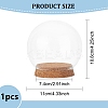 Round Glass Dome Cover DJEW-WH0043-33-2