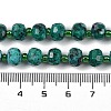Natural Sesame Jasper Dyed Beads Strands G-H057-A21-05-5