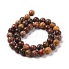 Natural Red Leopard Skin Jasper Beads Strands GSR066-2