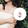 10Pcs Transparent Glass Pendants GLAA-YW0004-27-7