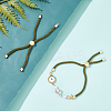 Nylon Twisted Cord Bracelet Making MAK-FH0001-04-RS-4