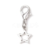 10Pcs Alloy Star Shoe Charms HJEW-JM02876-4