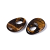 Natural Tiger Eye Pendants G-N361-06E-2