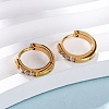 304 Stainless Steel Clear Cubic Zirconia Hoop Earrings EJEW-D331-18B-G-4