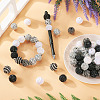 40Pcs 8 Styles Resin Rhinestone Beads RESI-CW0001-23-6