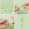 8pcs 2 Colors Brass Micro Pave Cubic Zirconia Donut Bails KK-HS0001-03-4
