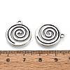 Tibetan Style Alloy Pendants TIBE-N014-17AS-3