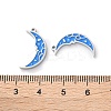 304 Stainless Steel Enamel Pendants STAS-M102-21P-05-3