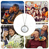 DIY Blank Dome 304 Stainless Steel Locket Pendant Necklace Making Kit STAS-DR0001-02P-6