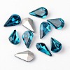 Faceted Teardrop Glass Pointed Back Rhinestone Cabochons RGLA-E004-13x8mm-M-2