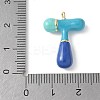 Brass Enamel Pendants X-KK-E093-03G-T-01-3