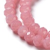 Baking Paint Imitation Jade Glass Bead Strands X-DGLA-A034-J6MM-A3-4
